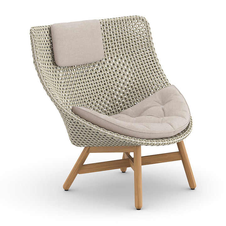 MBRACE Wing Chair Outdoor Chairs Dedon 140 Sea Salt 470 Natura White