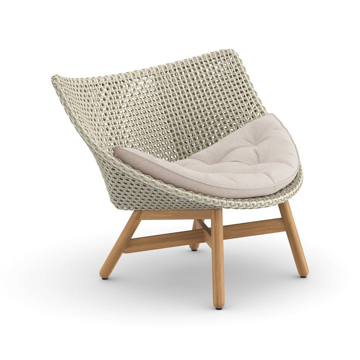 MBRACE Lounge Chair Outdoor Chairs Dedon 140 Sea Salt 470 Natura White