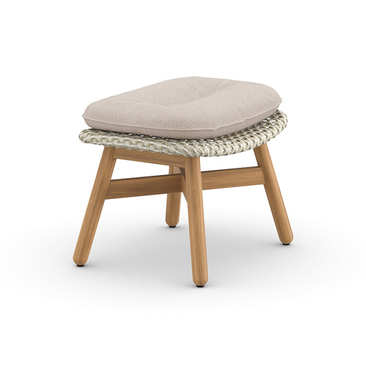 MBRACE Footstool Outdoor Ottomans Dedon 140 Sea Salt 470 Natura White