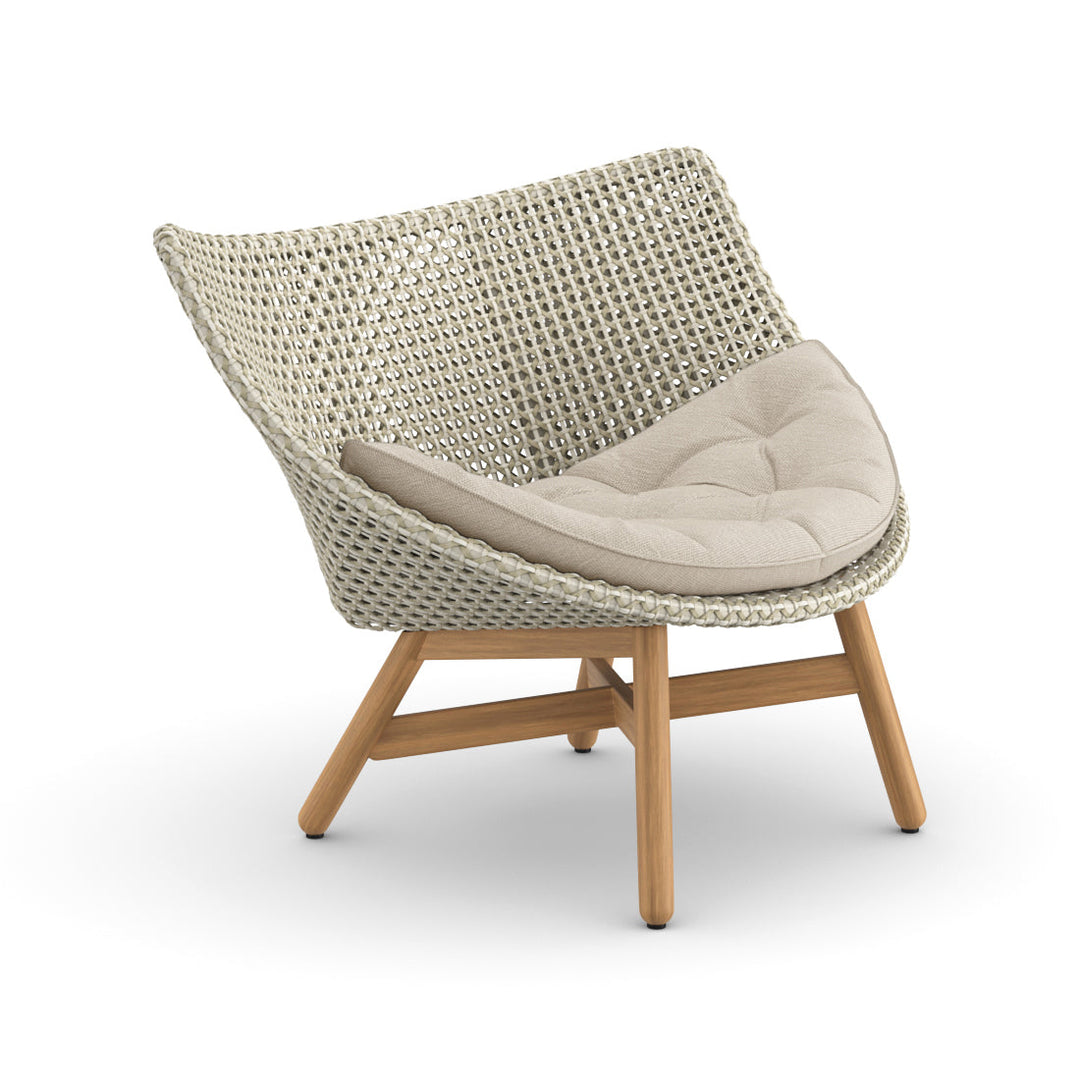 MBRACE Lounge Chair Outdoor Chairs Dedon 140 Sea Salt 471 Natura Off White