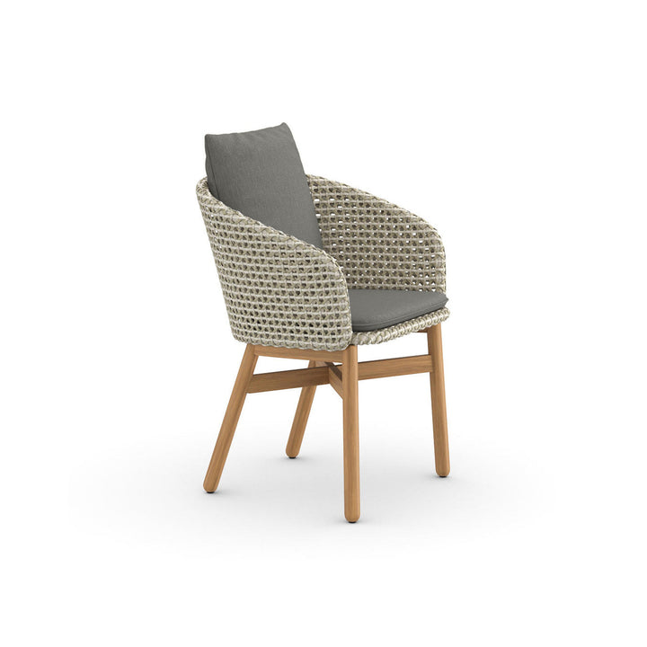 MBRACE Dining Armchair Chairs Dedon 140 Sea Salt 474 Natura Dark Gray