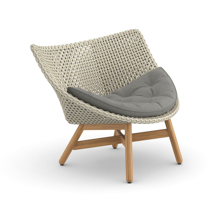 MBRACE Lounge Chair Outdoor Chairs Dedon 140 Sea Salt 474 Natura Dark Gray