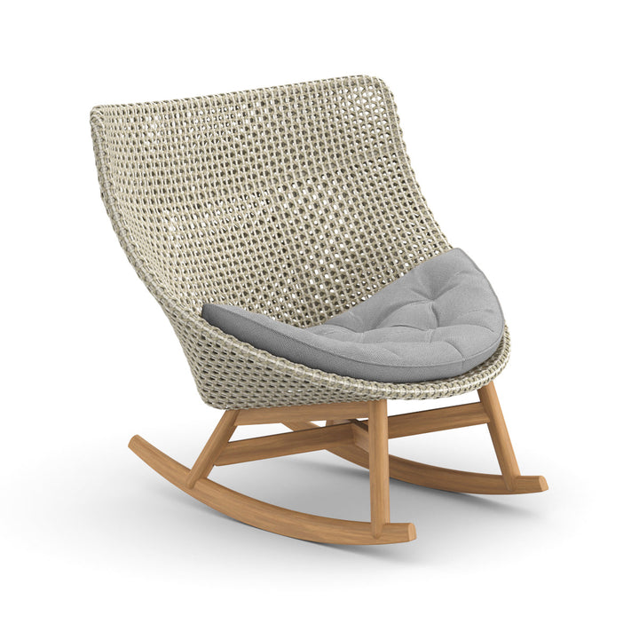 MBRACE Rocking Chair Outdoor Seating Dedon 140 Sea Salt 478 Natura Ash