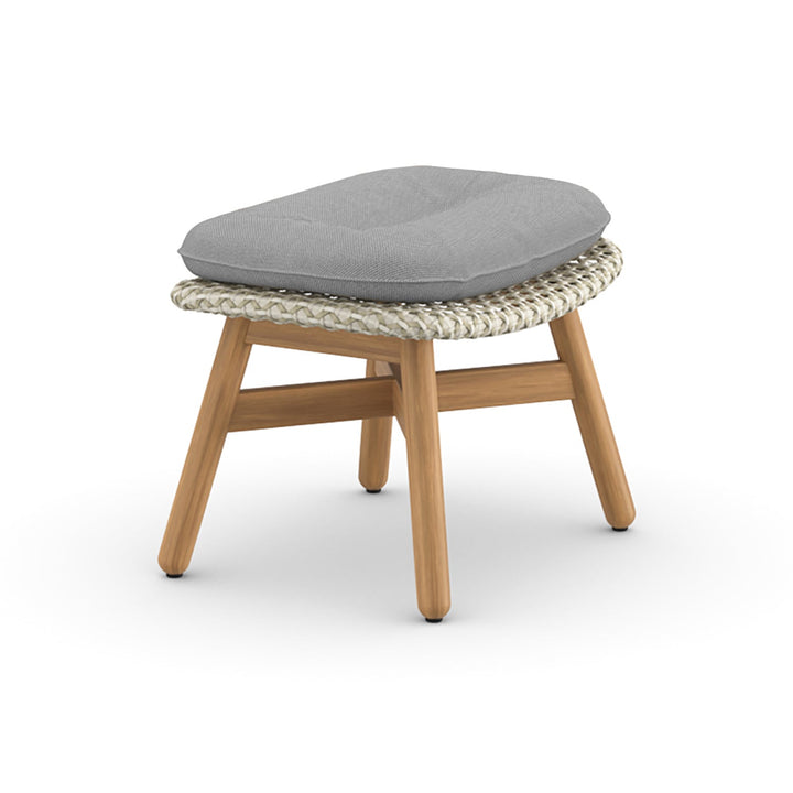 MBRACE Footstool Outdoor Ottomans Dedon 140 Sea Salt 478 Natura Ash