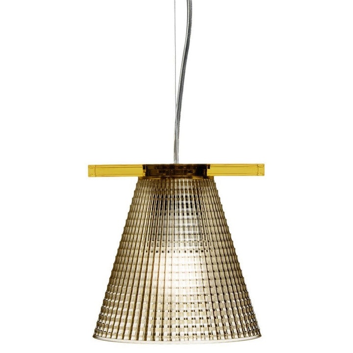 Light-Air Sculptered Pendant Light Lighting Kartell Amber