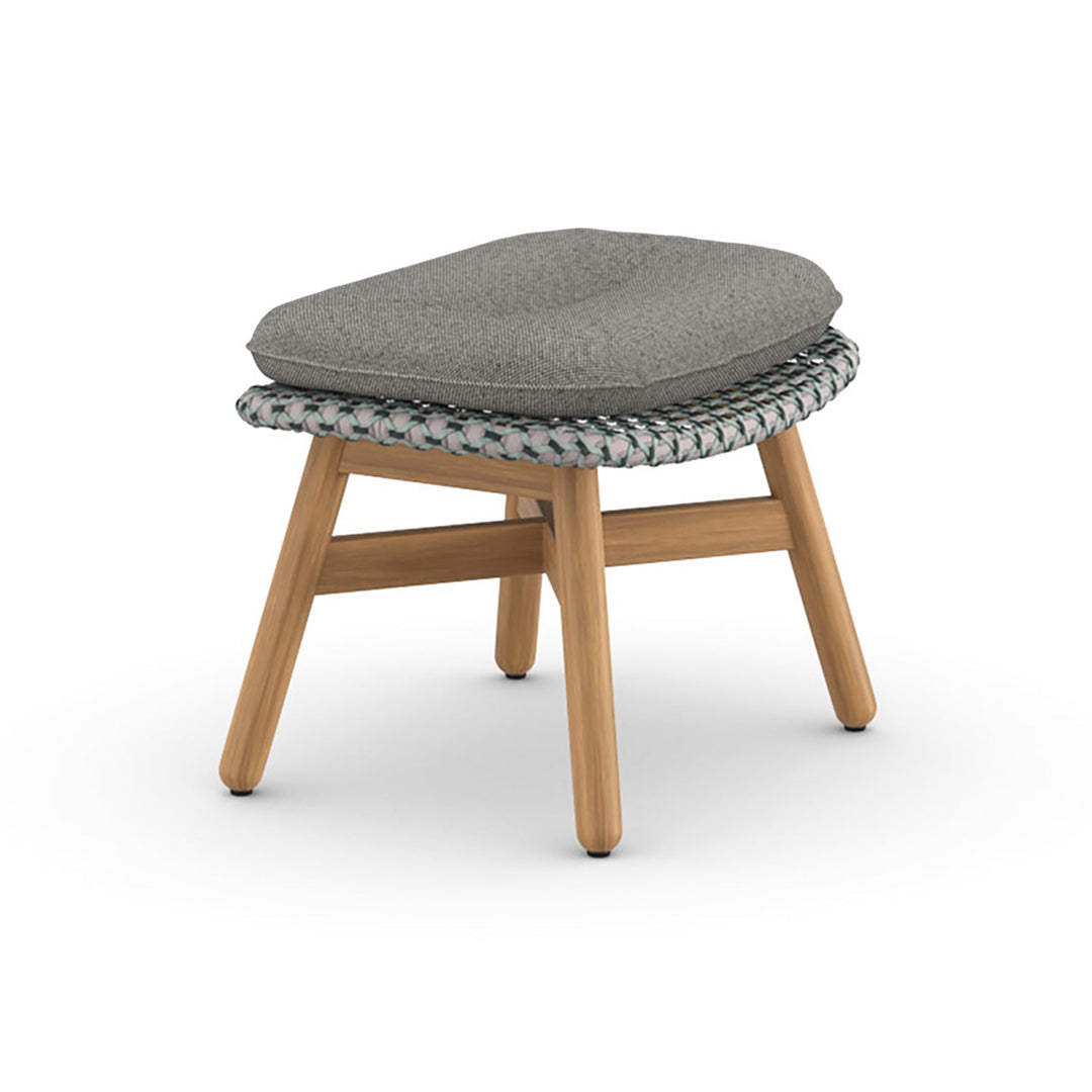 MBRACE Footstool Outdoor Ottomans Dedon 141 Baltic 474 Natura Dark Gray