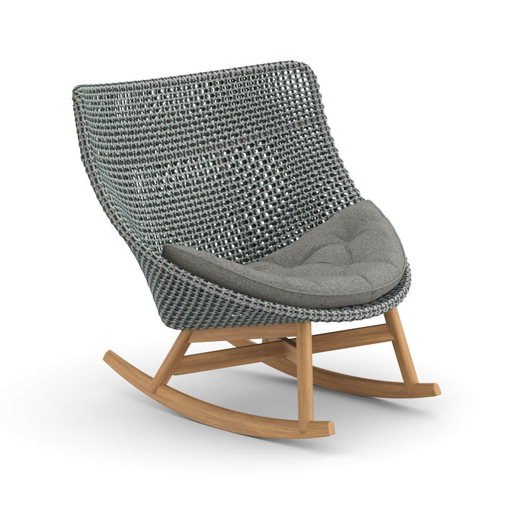 MBRACE Rocking Chair Outdoor Seating Dedon 141 Baltic 474 Natura Dark Gray