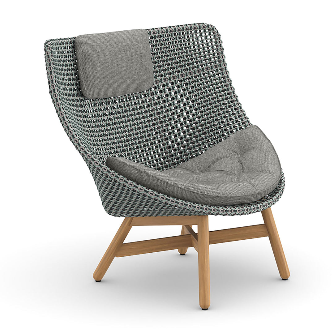 MBRACE Wing Chair Outdoor Chairs Dedon 141 Baltic 474 Natura Dark Gray