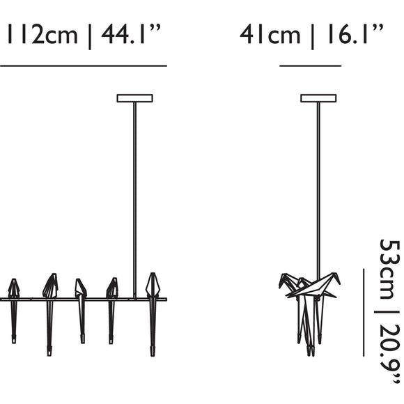 Perch Linear Pendant Light Moooi
