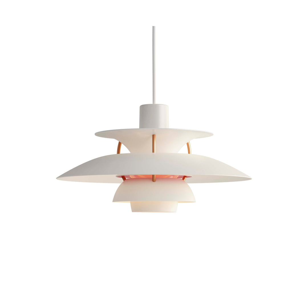 PH 5 Mini Pendant Light Lighting Louis Poulsen White Modern / White Textile