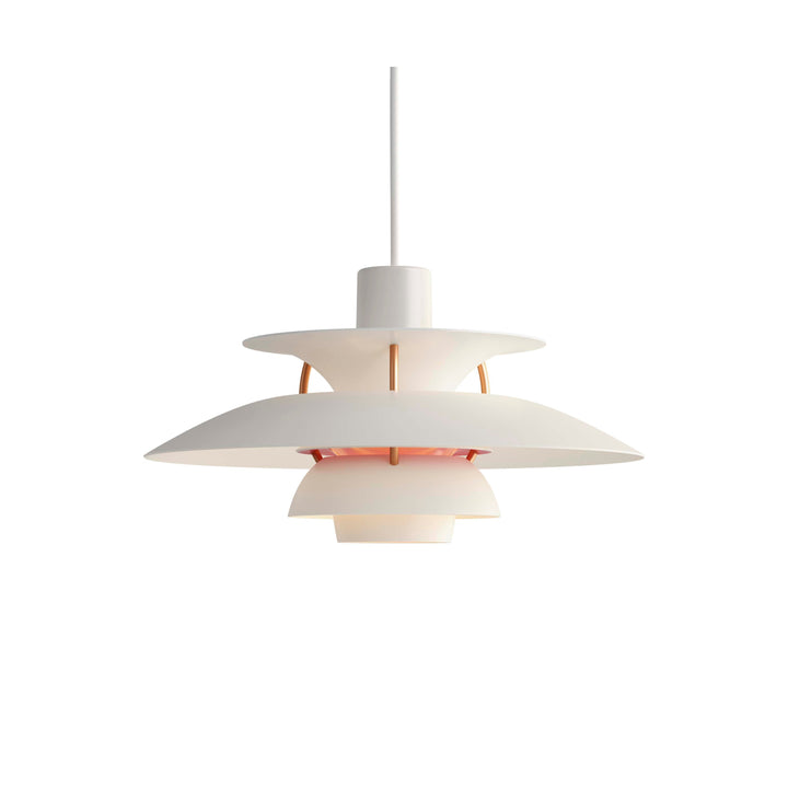 PH 5 Mini Pendant Light Lighting Louis Poulsen White Modern / White Textile