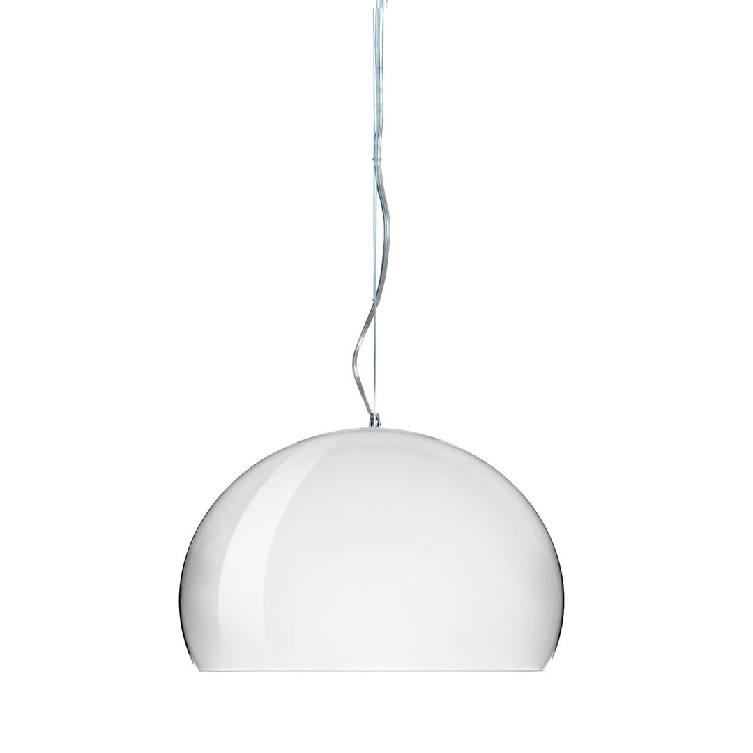 FL/Y Metal Suspension Lamp Lighting Kartell Chrome Small: 15 in diameter