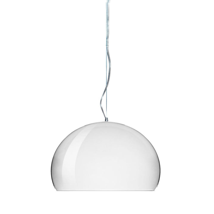 FL/Y Metal Suspension Lamp Lighting Kartell Chrome Small: 15 in diameter