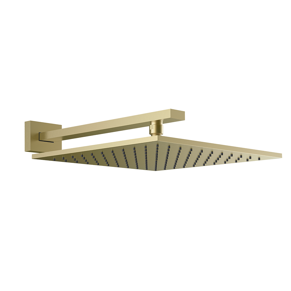 Rettangolo Showerhead - 15185 Showers GESSI Brass Brushed PVD