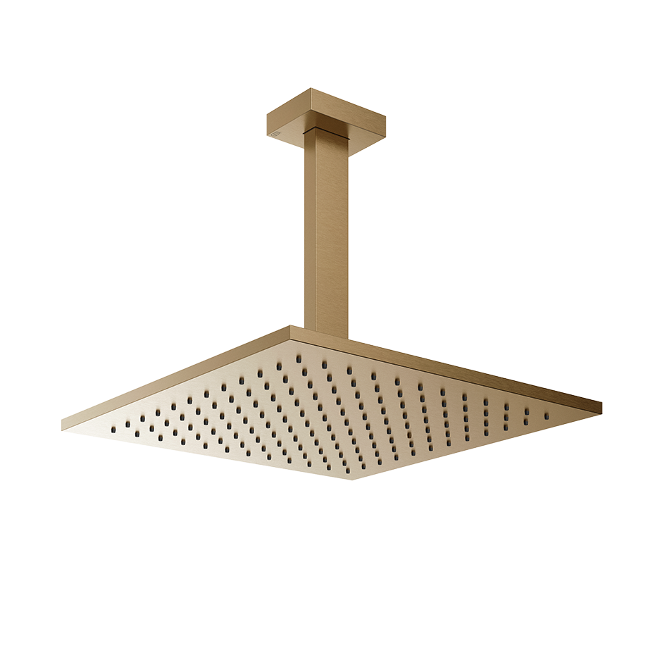 Rettangolo Showerhead - 15186 Showers GESSI Warm Bronze Br. PVD