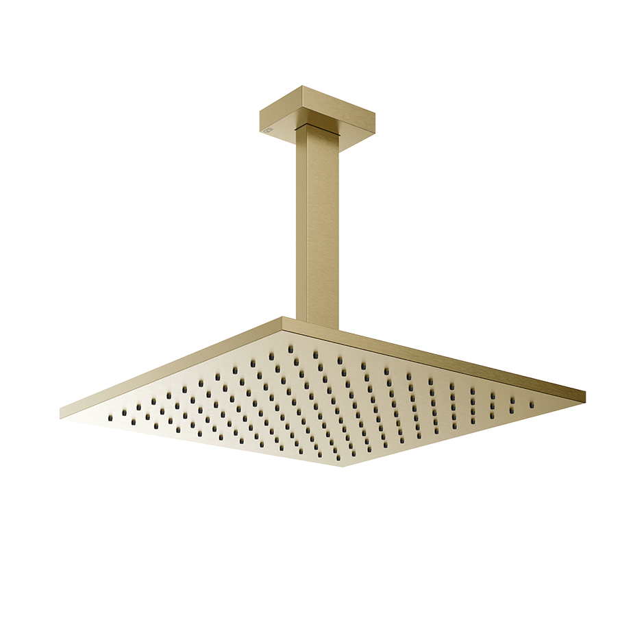 Rettangolo Showerhead - 15186 Showers GESSI Brass Brushed PVD