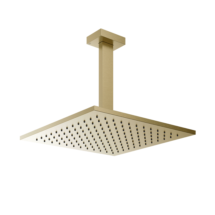 Rettangolo Showerhead - 15186 Showers GESSI Brass Brushed PVD
