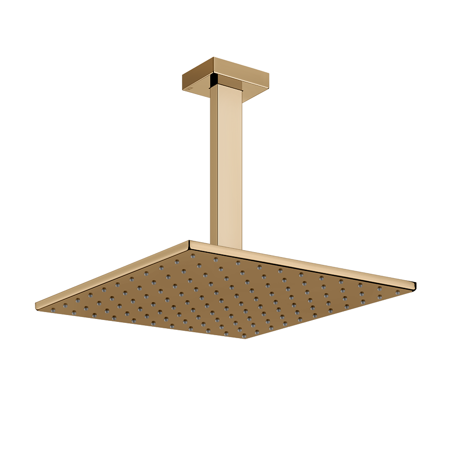 Rettangolo Showerhead - 15186 Showers GESSI Warm Bronze PVD