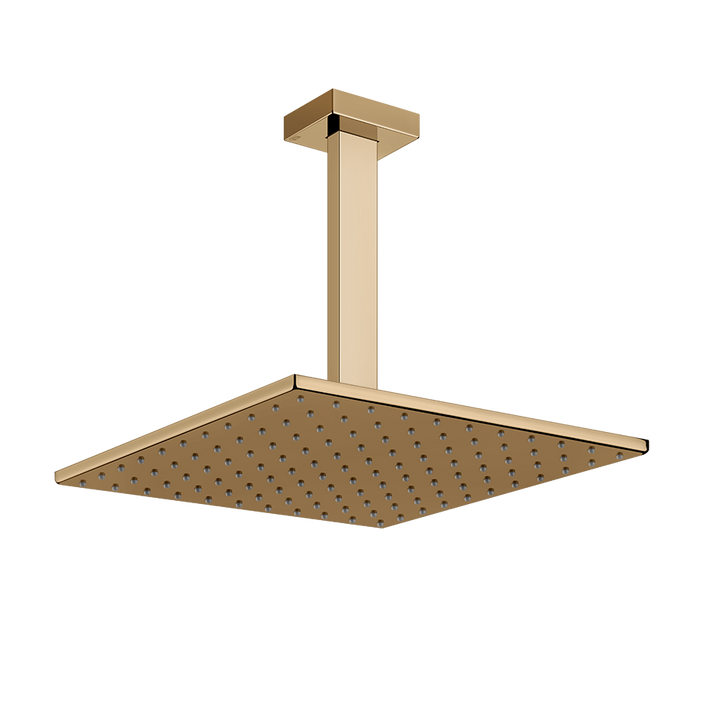 Rettangolo Showerhead - 15186 Showers GESSI Warm Bronze PVD