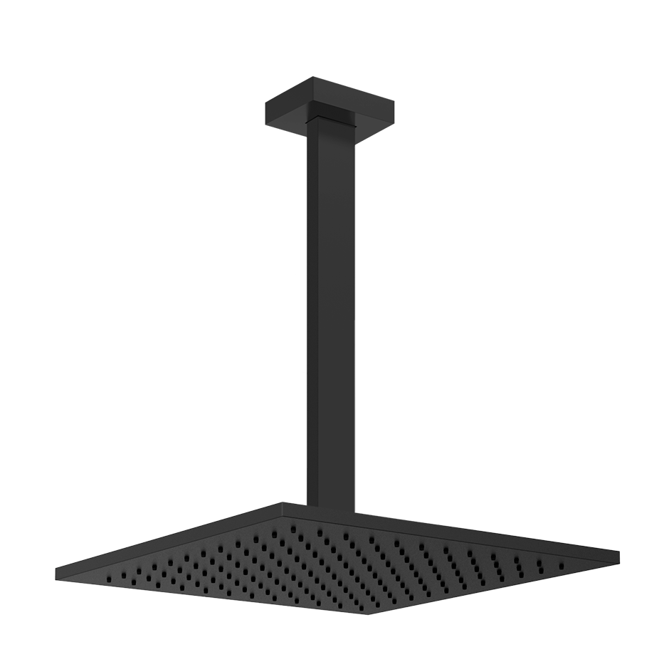 Rettangolo Showerhead - 15199 Showers GESSI Matte Black