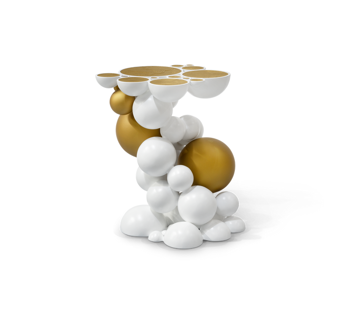 Newton Side Table  Boca Do Lobo White  