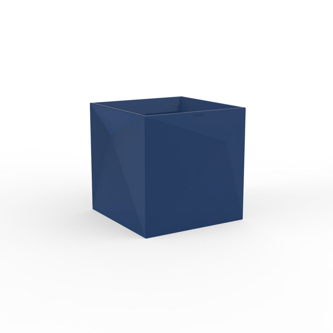 Faz Cube Planter Outdoor Vondom Basic Navy
