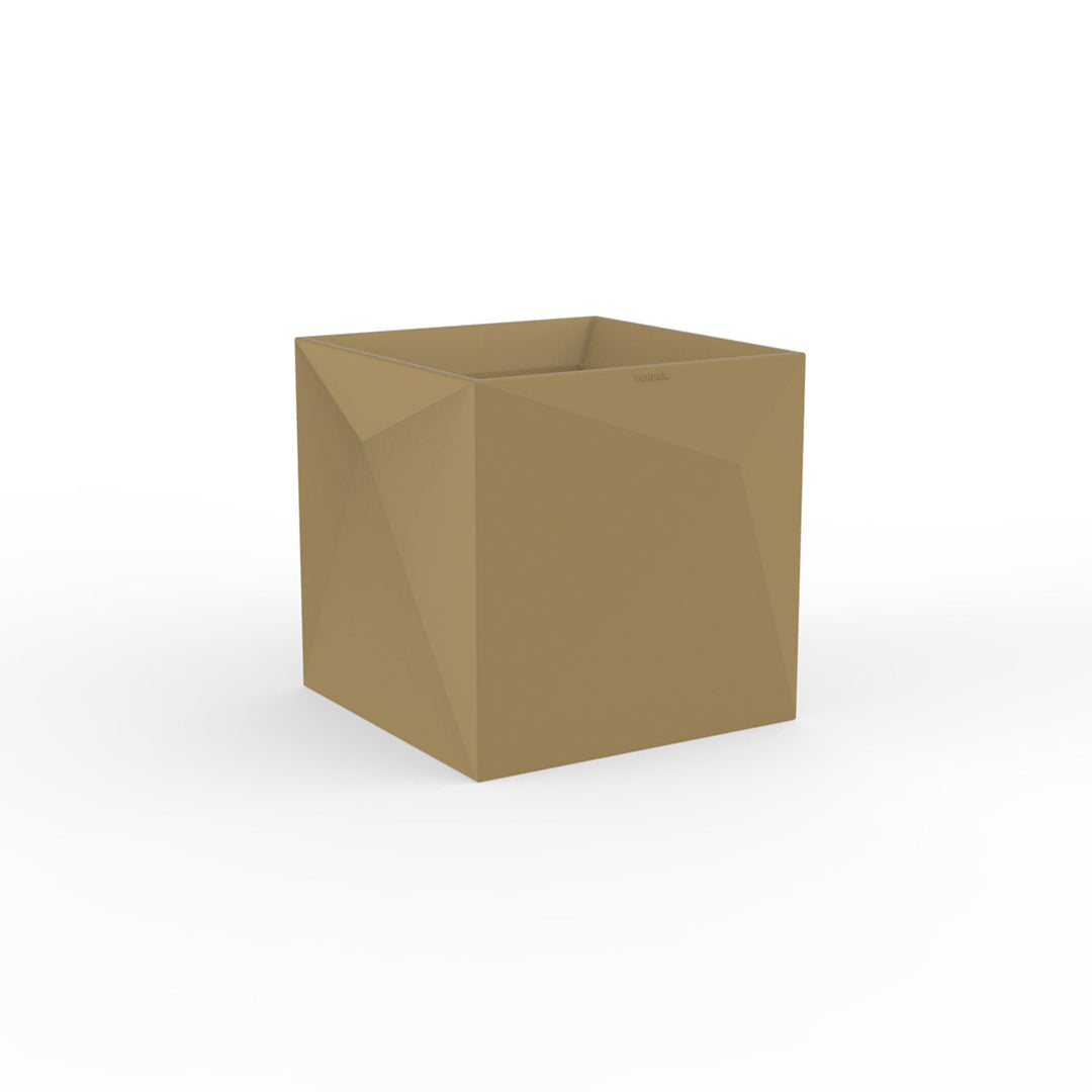 Faz Cube Planter Outdoor Vondom Basic Beige