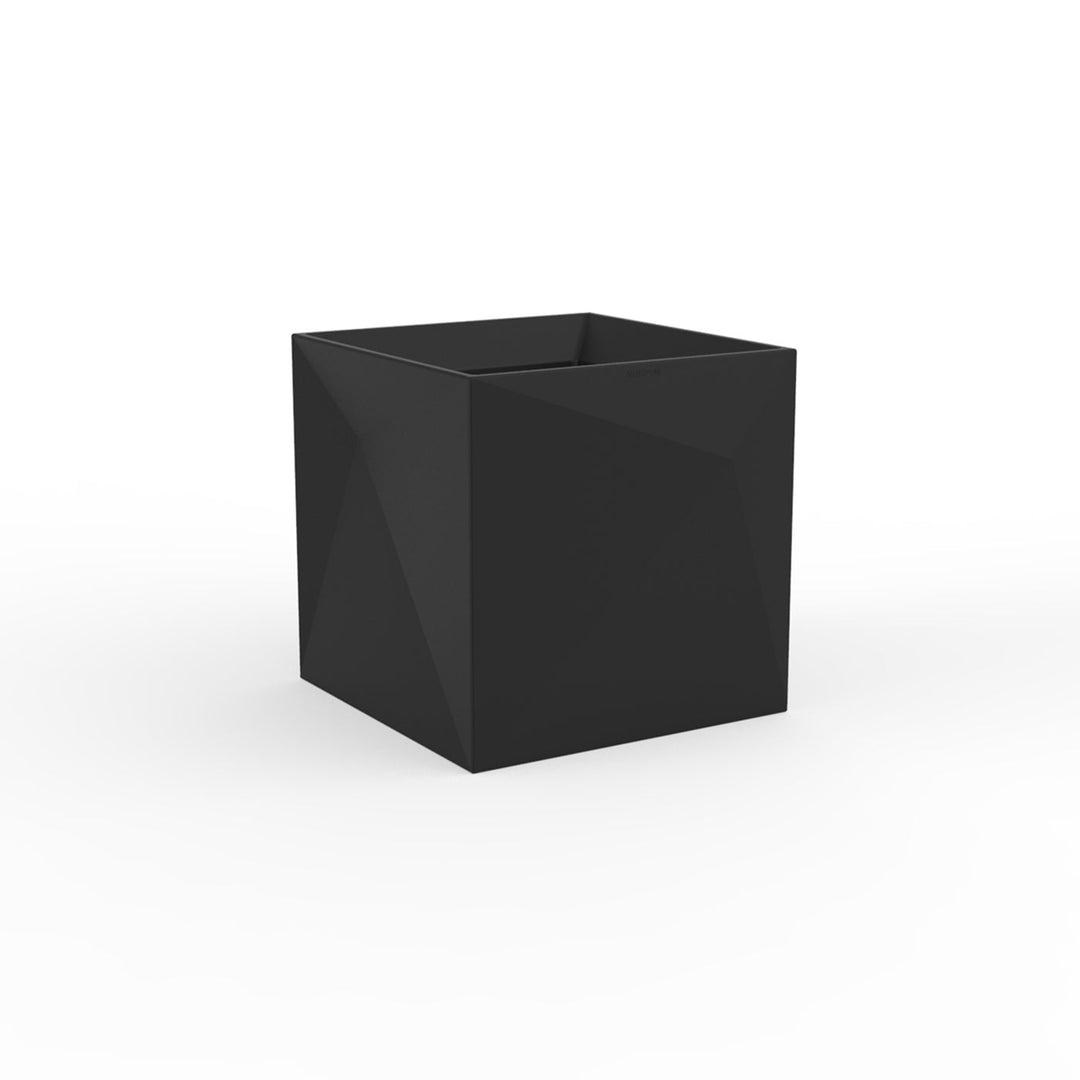 Faz Cube Planter Outdoor Vondom Basic Black