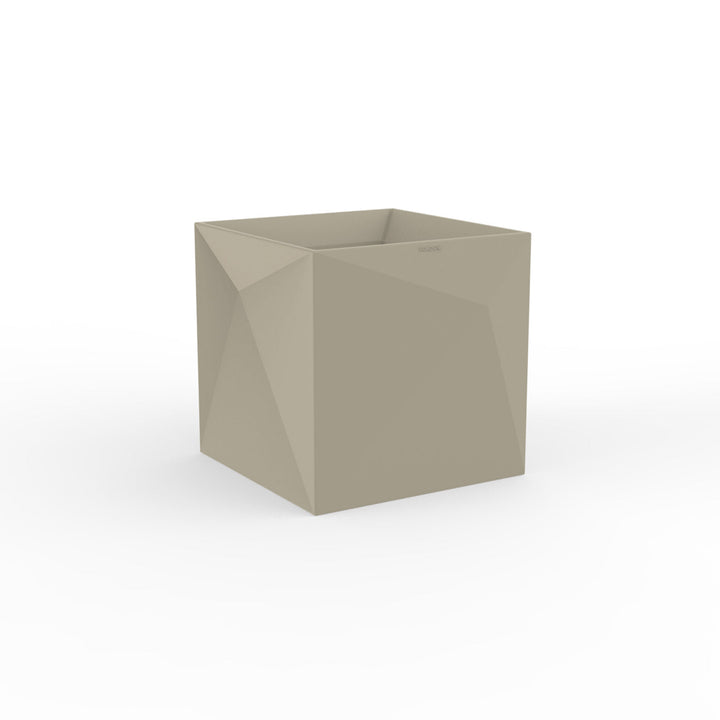 Faz Cube Planter Outdoor Vondom Basic Ecru