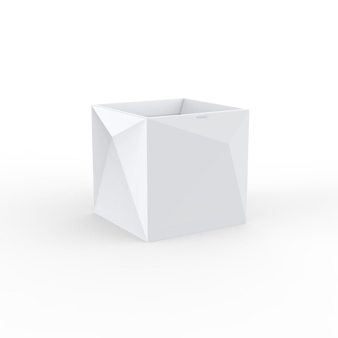 Faz Cube Planter Outdoor Vondom Basic White
