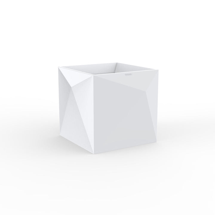 Faz Cube Planter Outdoor Vondom Basic White