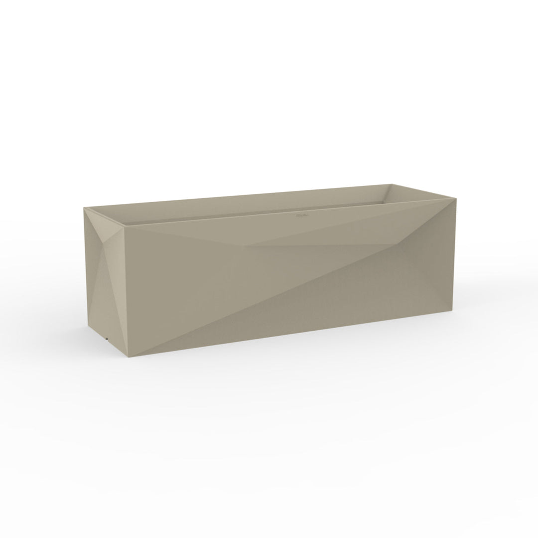 Faz Garden Planter Outdoor Vondom Basic Ecru