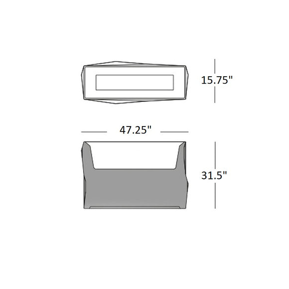 Faz Wall Planter Outdoor Vondom   