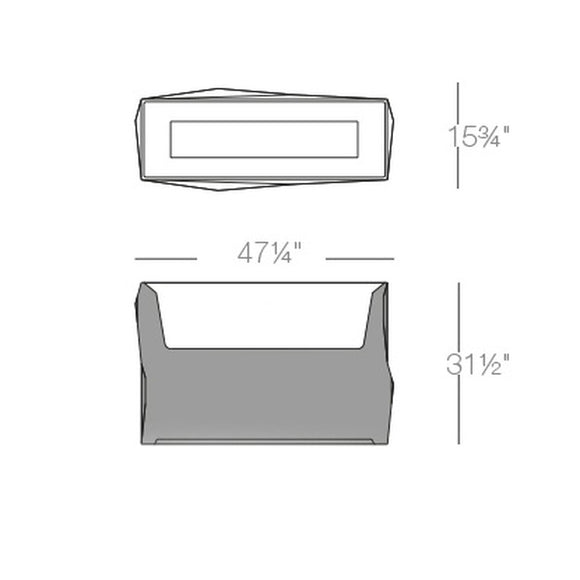 Faz Wall Planter Self-Watering Outdoor Vondom   