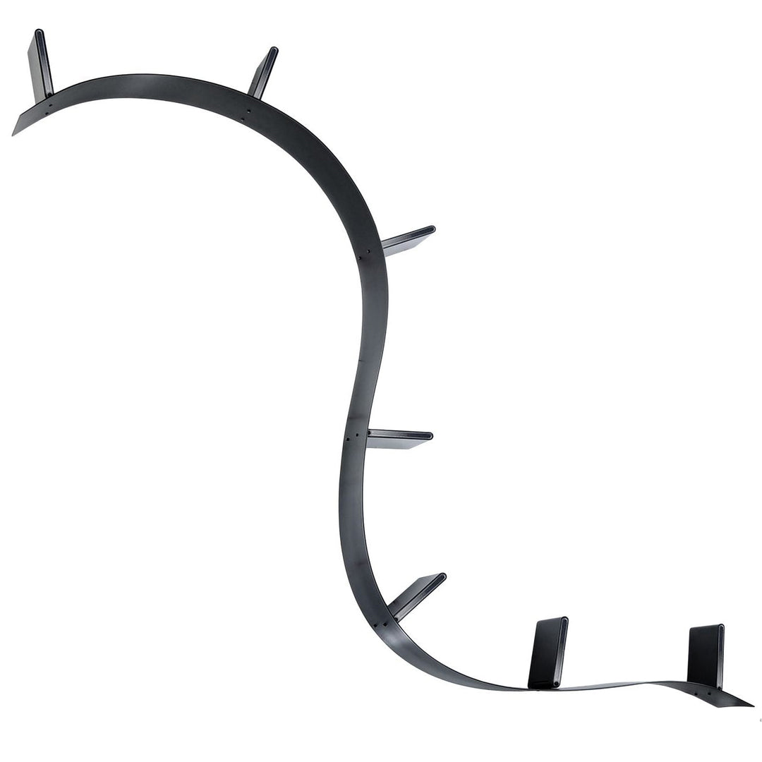 Bookworm Bookshelf - 7 Bookends Bookcases & Standing Shelves Kartell Black