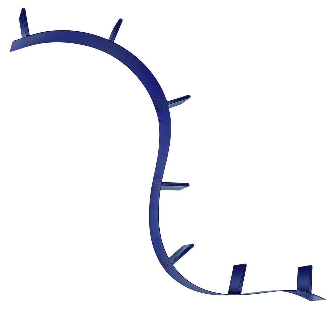 Bookworm Bookshelf - 7 Bookends Bookcases & Standing Shelves Kartell Cobalt