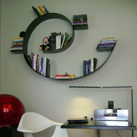 Bookworm Bookshelf - 7 Bookends Bookcases & Standing Shelves Kartell