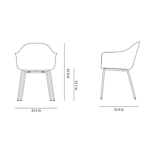 Harbour Upholstered Dining Chair Chairs Audo Copenhagen