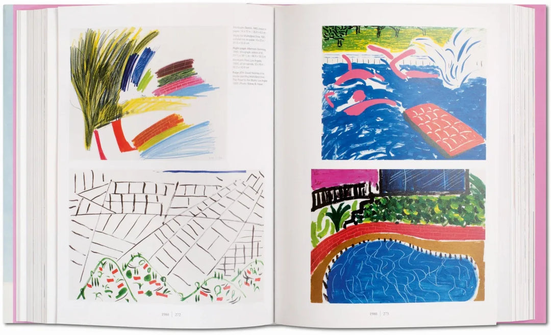 David Hockney. A Bigger Book Print Books Taschen   