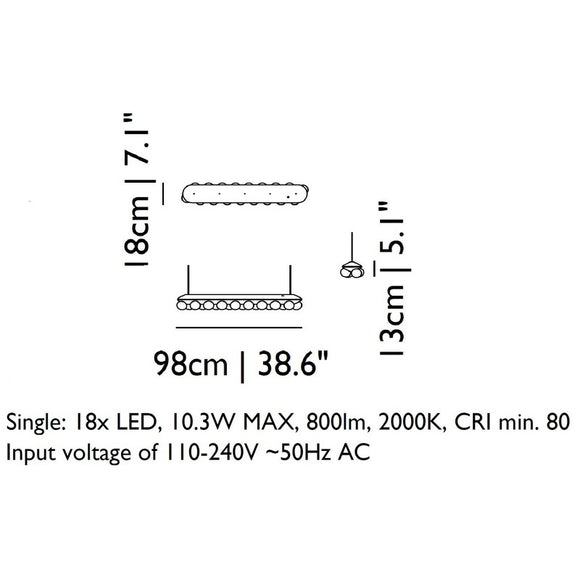 Prop Light Linear Pendant Light Lighting Moooi