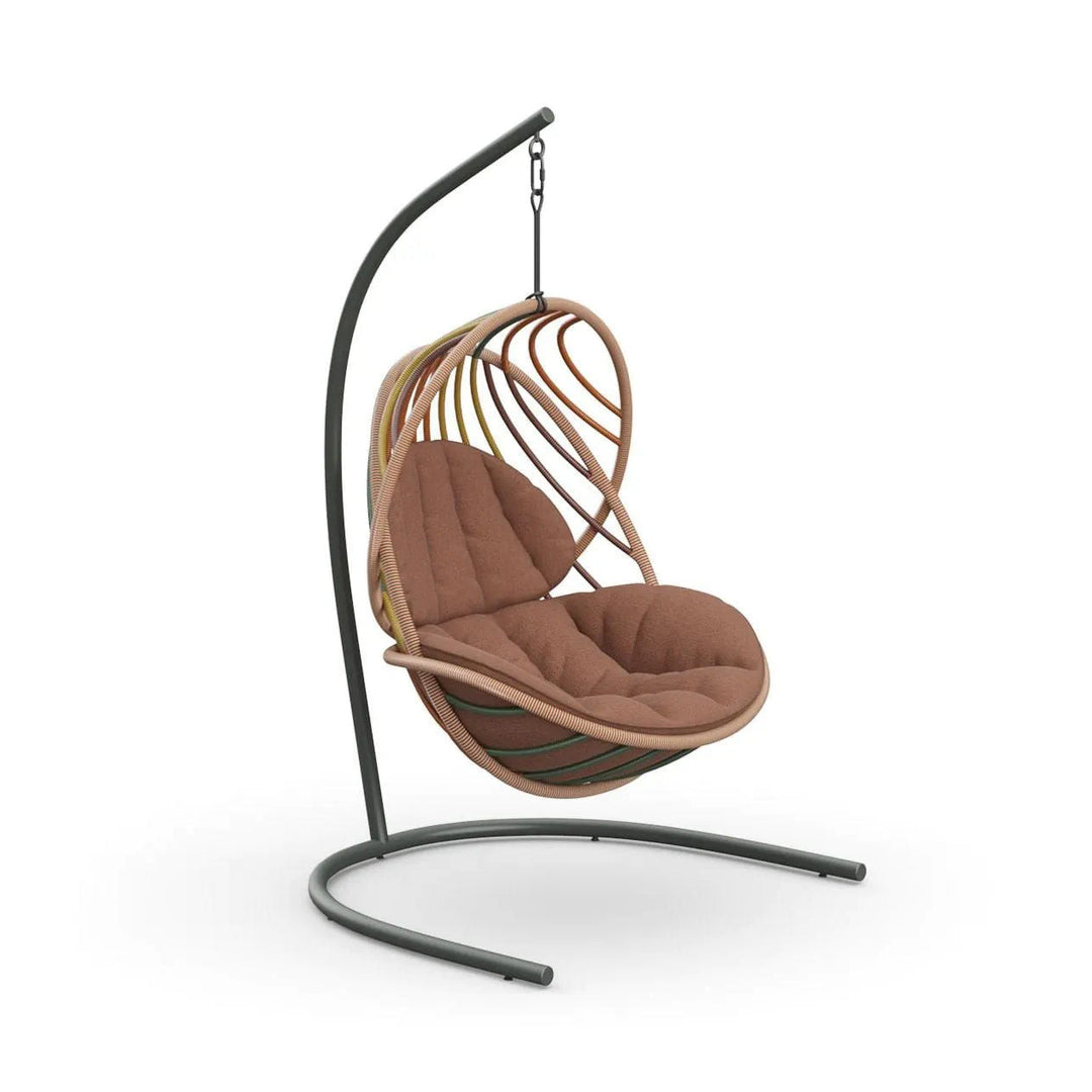 KIDA Hanging Lounge Chair Chairs Dedon Glow Touch / Natura Marsala Nori 133