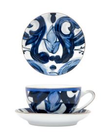 FOGLIE TEACUP AND SAUCER SET Cup and Saucer Dolce&Gabbana   