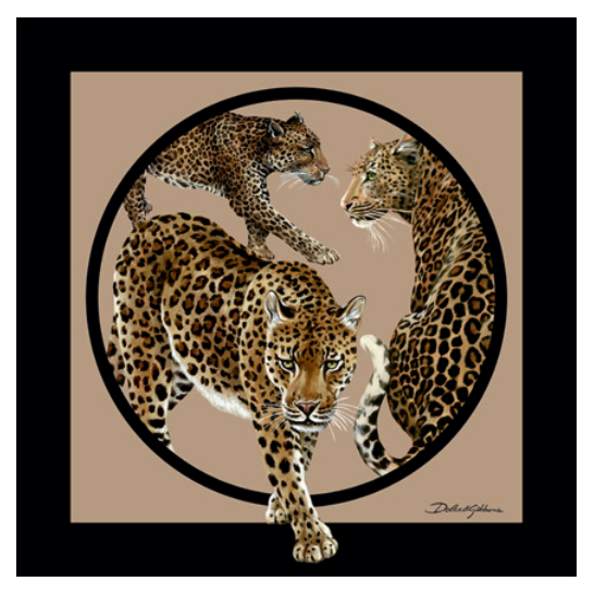 LEOPARD SET OF 2 LINEN NAPKINS Kitchen & Dinning Room Dolce&Gabbana   