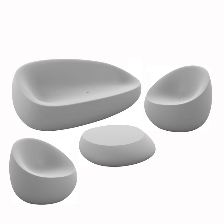 Stone Lounge Set Outdoor Vondom Basic Steel Second Stone Lounge Chair Same Color As Set No Cushions