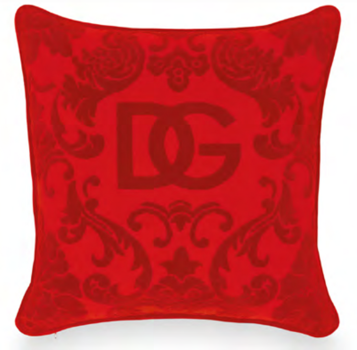 DG LOGO COTTON OUTDOOR CUSHION Cushions Dolce&Gabbana   