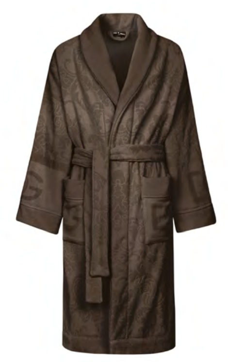 DG LOGO JACQUARD BATHROBE Bathroom Accessories Dolce&Gabbana   