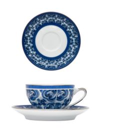 FIORE PICCOLO ESPRESSO CUP AND SAUCER SET Cup and Saucer Dolce&Gabbana   