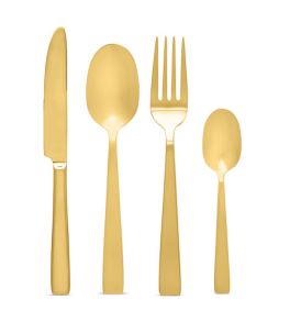 SET OF 4 GOLD CUTLERY PIECES cutlery set Dolce&Gabbana   