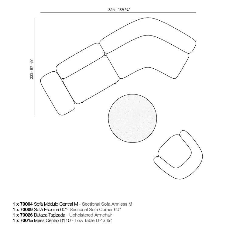 MILOS MODULAR SOFA Outdoor Vondom   