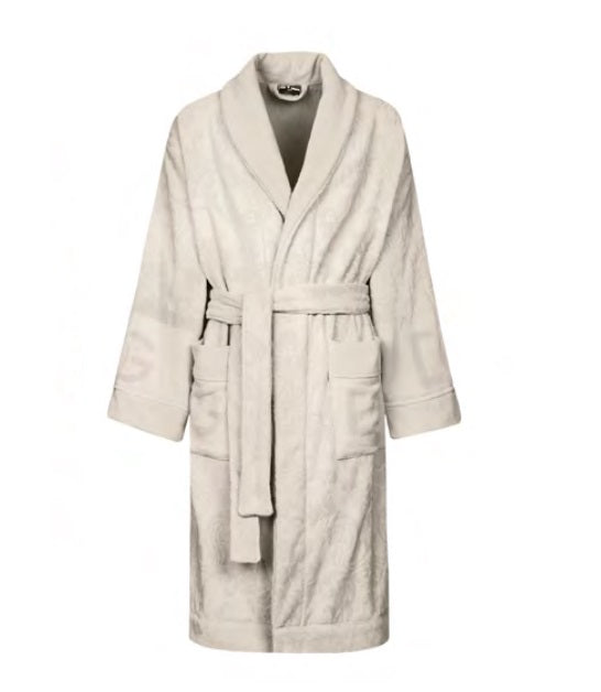 DG LOGO JACQUARD BATHROBE Bathroom Accessories Dolce&Gabbana   